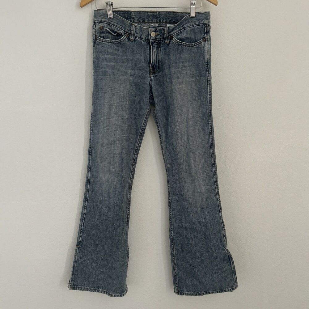 Vtg Lucky Brand Dungarees Gene Montesano Jeans Boot Cut Split Hem Sz 8/29